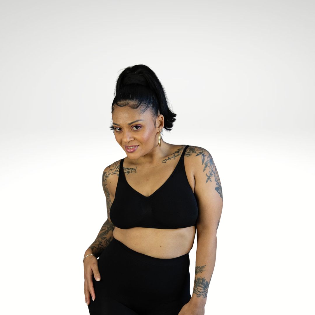 EasyCurves Everyday Wireless Comfort Bra Black